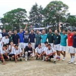 The Old Cottonians played a football match against the Cottonians. This photo is right after the match. Photo contributed by JATIN CHADHA.